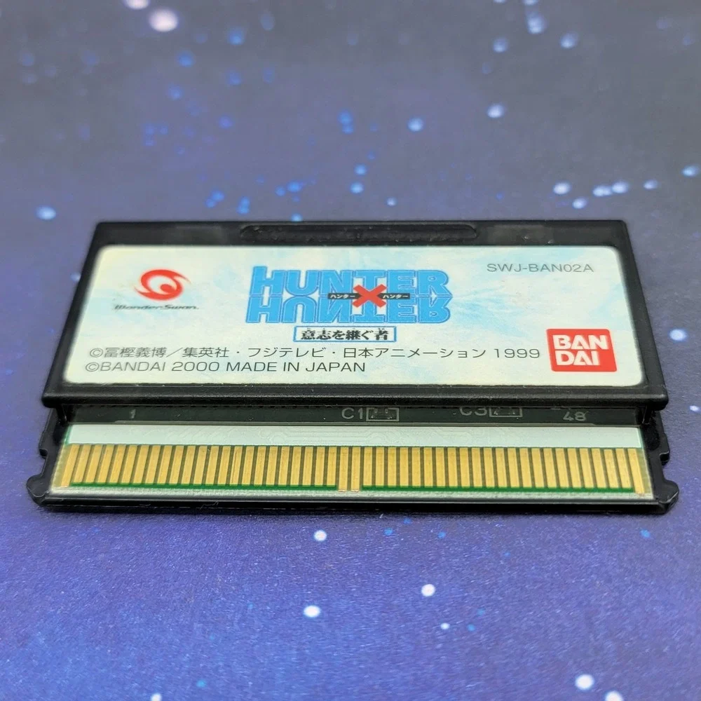Hunter x Hunter Ishi o Tsugomono (Bandai Wonderswan) JAPANESE Video Game 0124